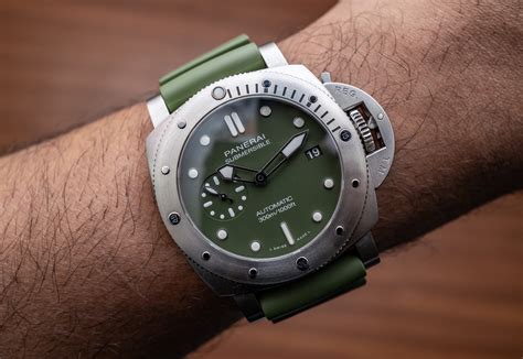 panerai verde militare